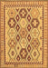 Southwestern Brown Country Rug, tr675brn