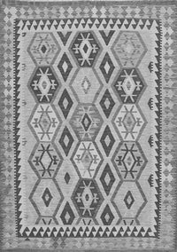 Southwestern Gray Country Rug, tr675gry