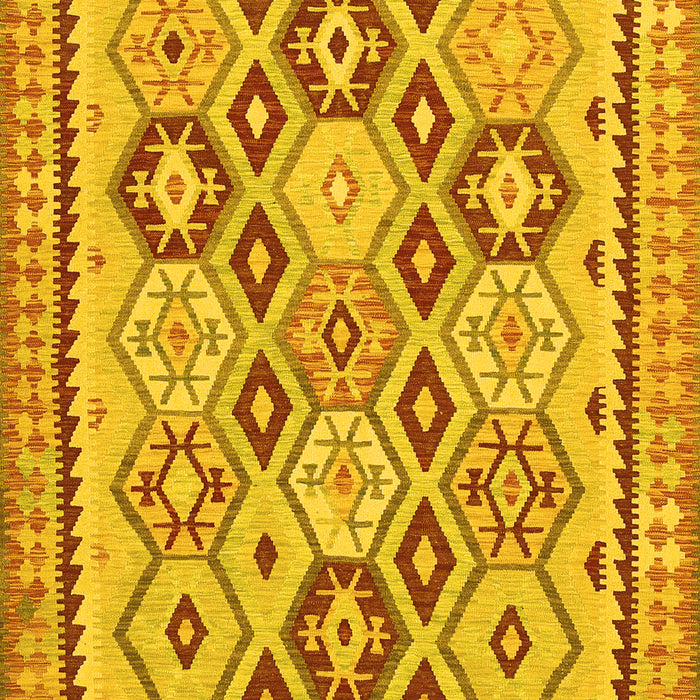 Southwestern Yellow Country Rug, tr675yw