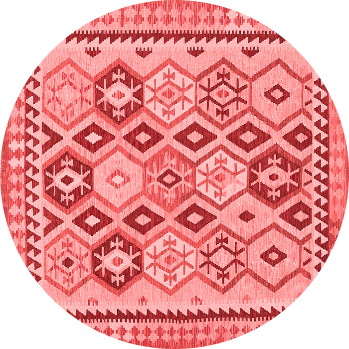 Machine Washable Southwestern Red Country Rug, wshtr675red