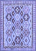 Southwestern Blue Country Rug, tr675blu