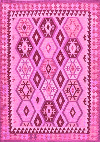 Southwestern Pink Country Rug, tr675pnk