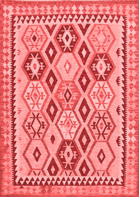 Southwestern Red Country Rug, tr675red