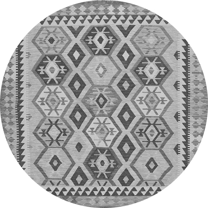 Square Southwestern Gray Country Rug, tr675gry