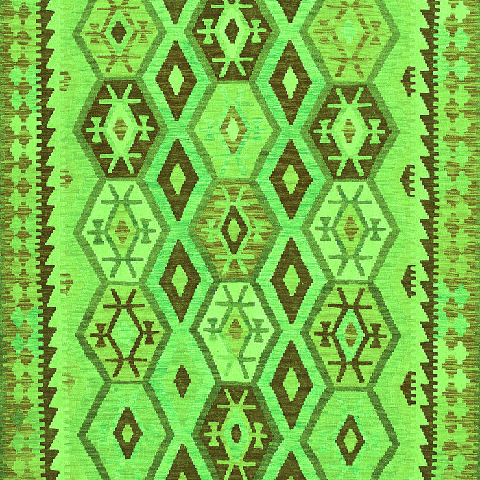 Southwestern Green Country Rug, tr675grn