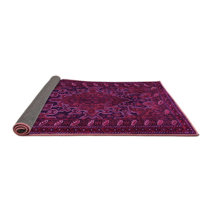 Sideview of Persian Pink Traditional Rug, tr676pnk