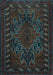 Machine Washable Persian Light Blue Traditional Rug, wshtr676lblu