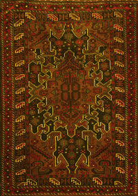 Persian Yellow Traditional Rug, tr676yw
