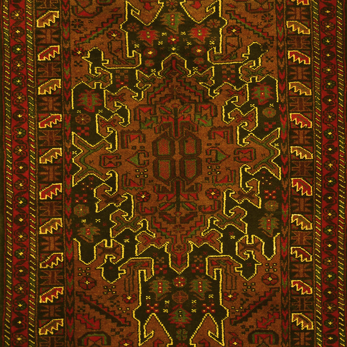 Persian Yellow Traditional Rug, tr676yw