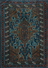 Persian Light Blue Traditional Rug, tr676lblu