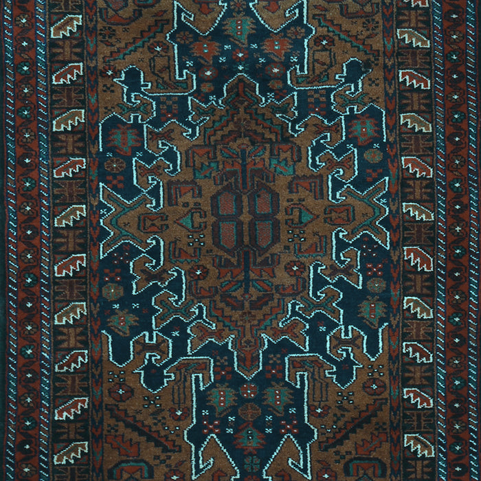 Persian Light Blue Traditional Rug, tr676lblu