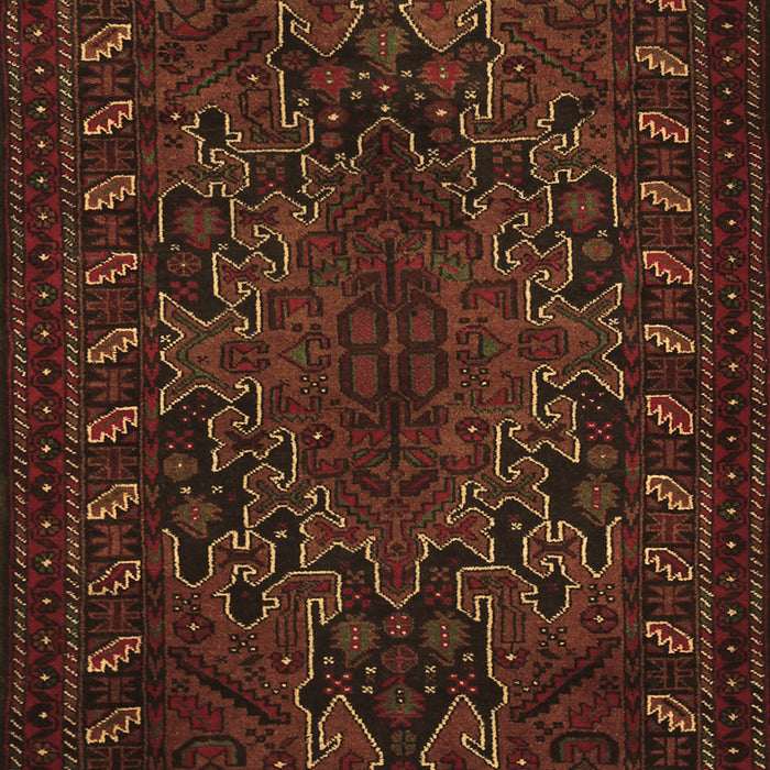 Persian Brown Traditional Rug, tr676brn