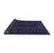 Sideview of Persian Blue Traditional Rug, tr676blu