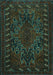 Persian Turquoise Traditional Rug, tr676turq