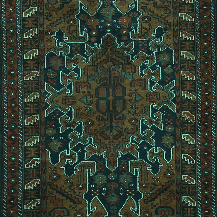 Persian Turquoise Traditional Rug, tr676turq