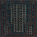Square Persian Light Blue Traditional Rug, tr677lblu