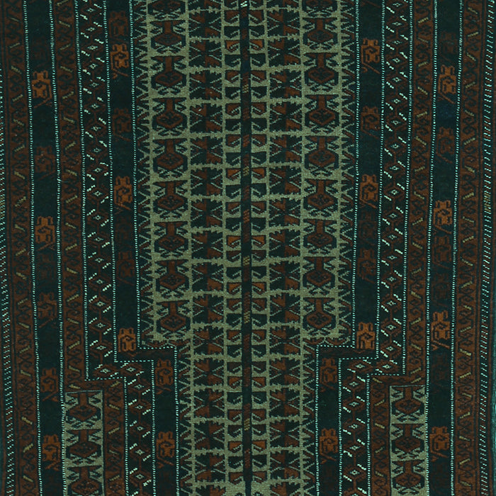 Machine Washable Persian Turquoise Traditional Area Rugs, wshtr677turq