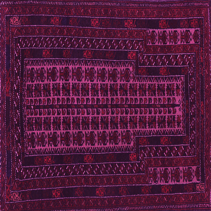 Square Persian Pink Traditional Rug, tr677pnk