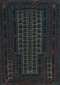Persian Light Blue Traditional Rug, tr677lblu