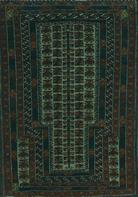 Persian Turquoise Traditional Rug, tr677turq
