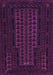 Machine Washable Persian Purple Traditional Area Rugs, wshtr677pur