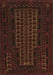 Machine Washable Persian Brown Traditional Rug, wshtr677brn