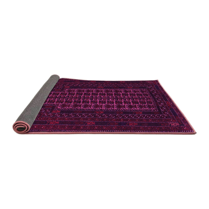 Sideview of Persian Pink Traditional Rug, tr677pnk