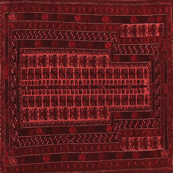 Machine Washable Persian Red Traditional Rug, wshtr677red