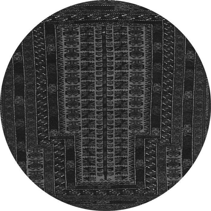 Machine Washable Persian Gray Traditional Rug, wshtr677gry