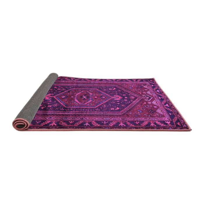Sideview of Persian Purple Traditional Rug, tr678pur