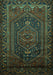 Persian Turquoise Traditional Rug, tr678turq