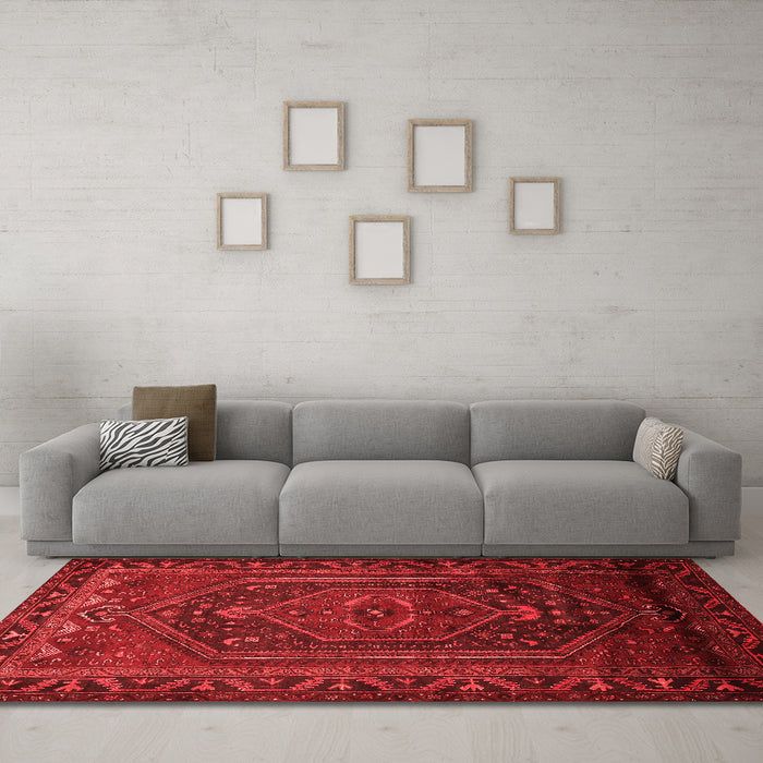 Traditional Red Washable Rugs