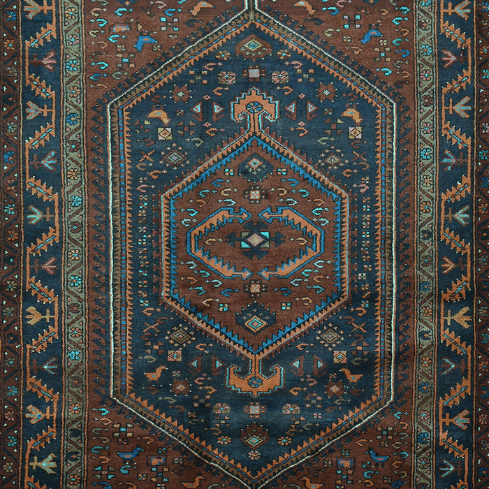 Machine Washable Persian Light Blue Traditional Rug, wshtr678lblu