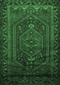 Persian Emerald Green Traditional Rug, tr678emgrn