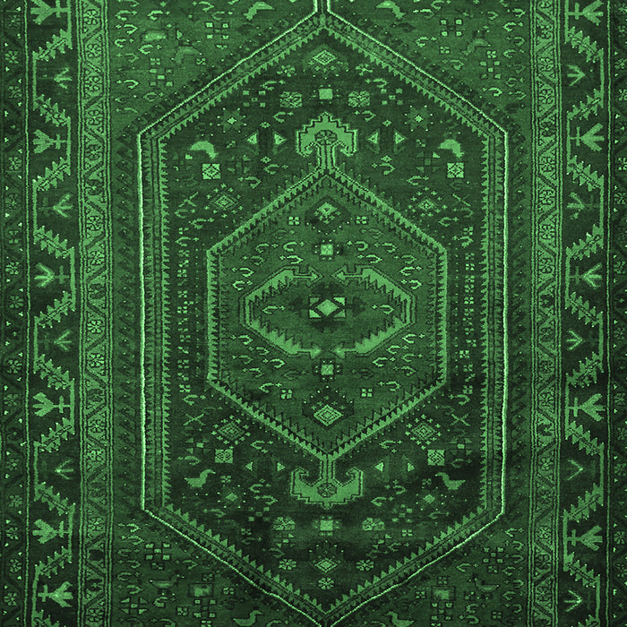 Persian Emerald Green Traditional Rug, tr678emgrn