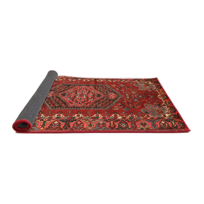 Sideview of Traditional Red Persian Rug, tr679