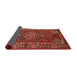 Sideview of Traditional Red Persian Rug, tr679