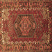 Square Machine Washable Persian Brown Traditional Rug, wshtr679brn