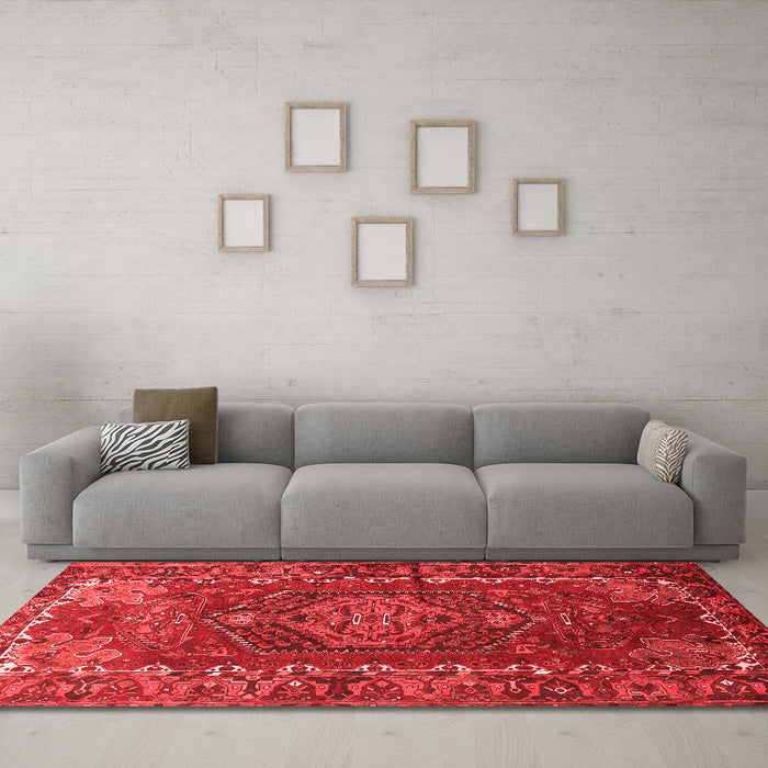Traditional Red Washable Rugs