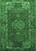 Persian Emerald Green Traditional Rug, tr679emgrn