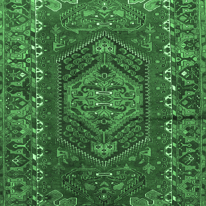 Persian Emerald Green Traditional Rug, tr679emgrn