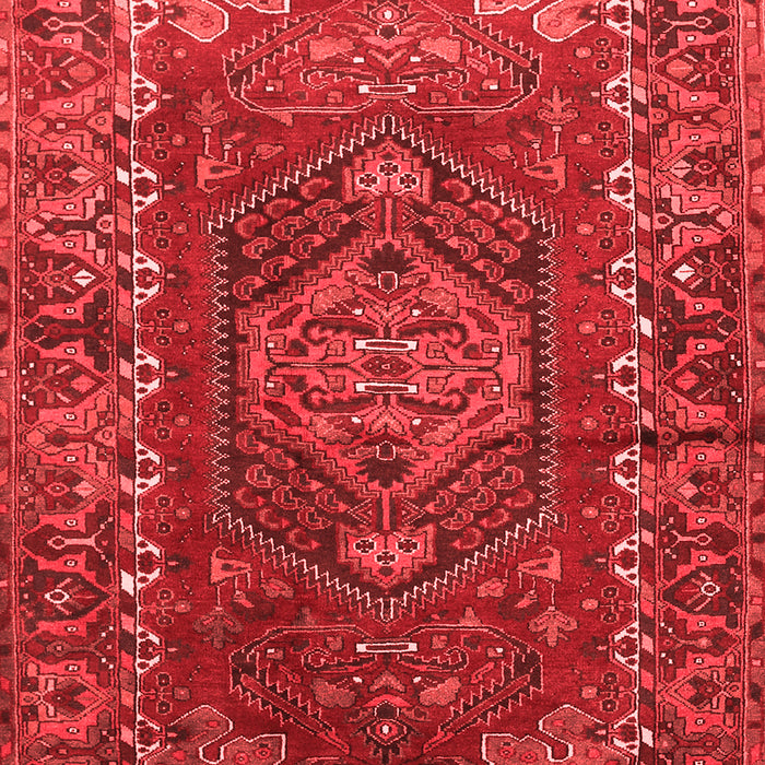 Machine Washable Persian Red Traditional Rug, wshtr679red