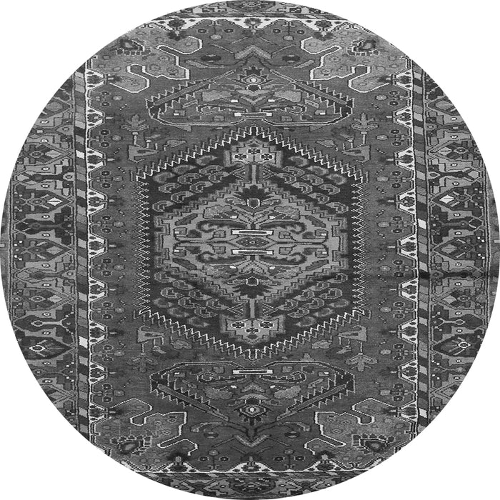 Square Persian Gray Traditional Rug, tr679gry