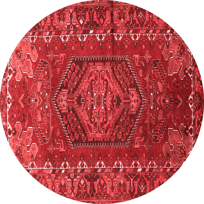 Machine Washable Persian Red Traditional Rug, wshtr679red