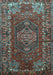 Persian Light Blue Traditional Rug, tr679lblu