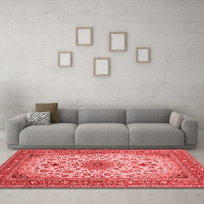 Traditional Red Washable Rugs