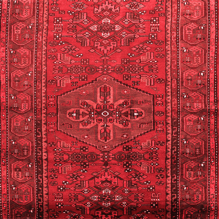 Machine Washable Persian Red Traditional Rug, wshtr680red