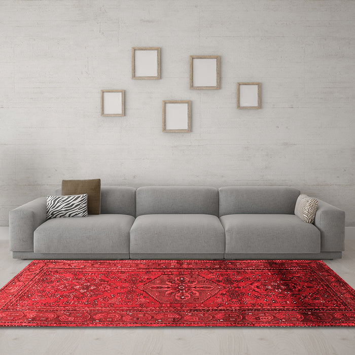 Traditional Red Washable Rugs