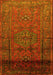 Persian Yellow Traditional Rug, tr680yw