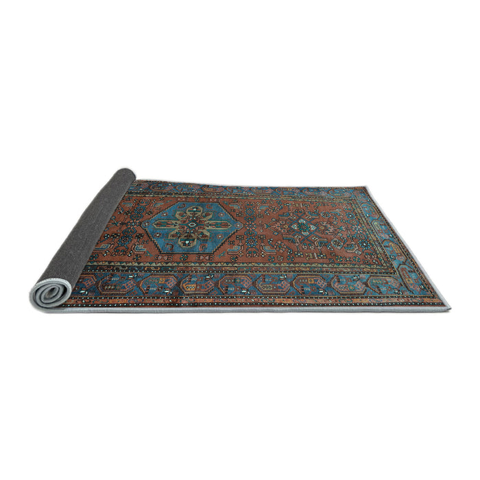 Sideview of Persian Light Blue Traditional Rug, tr680lblu